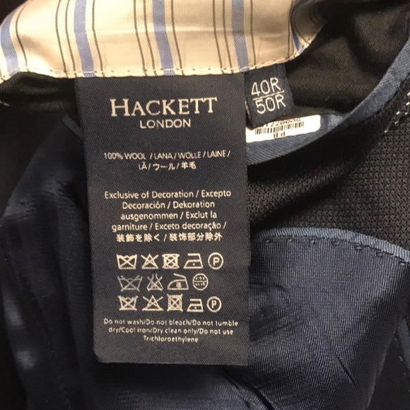 Hackett London Navy Blue Full Suit - Picture 5 of 6
